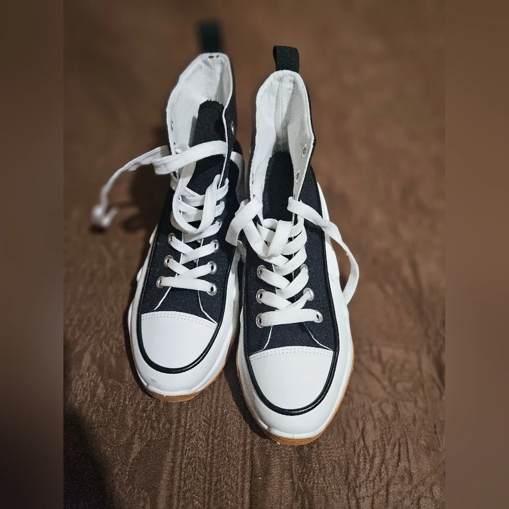 Madden Girl High Top Winnona Sneaker, Sz.8 - Picture 1 of 8